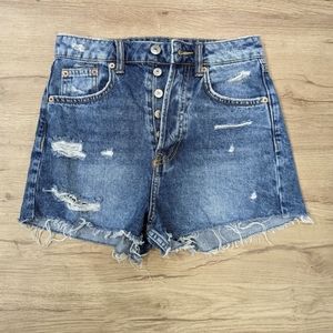 Vintage style High Waisted Jean shorts